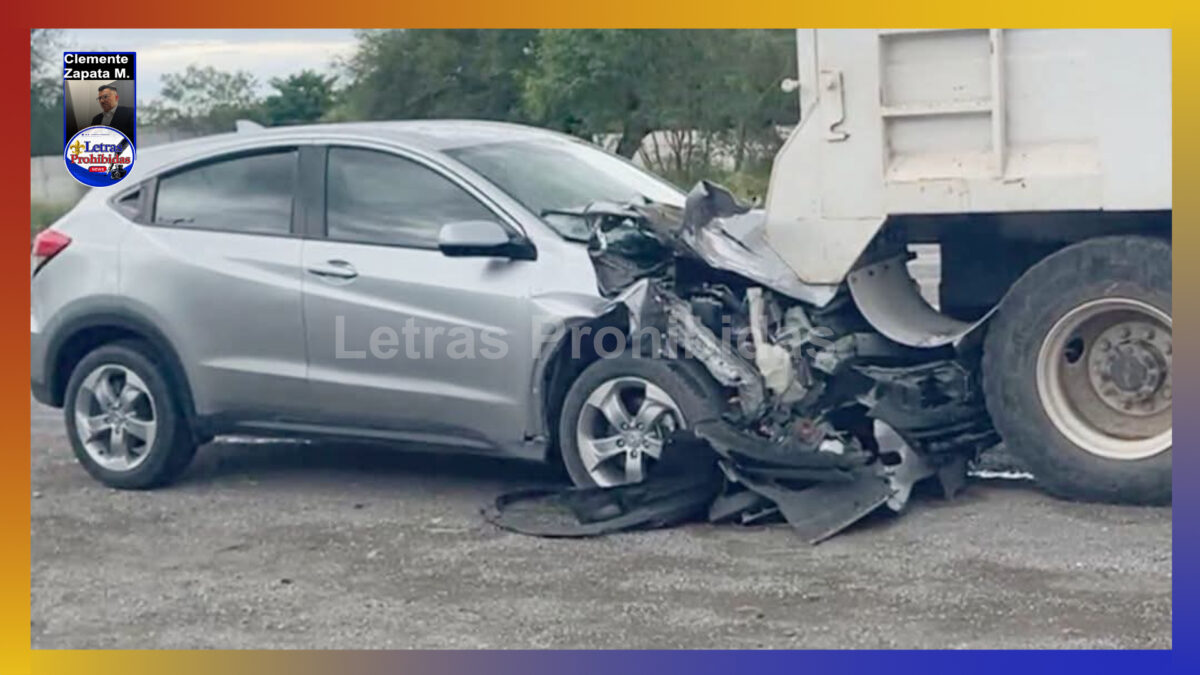 Choque en la Victoria–Matamoros deja un lesionado y pérdidas totales