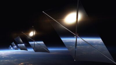 Estados Unidos aprueba prueba de espejos gigantes en el espacio para reflejar la luz solar hacia la Tierra
