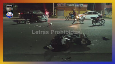 “Teporocho” al volante se lleva de encuentro a motociclista