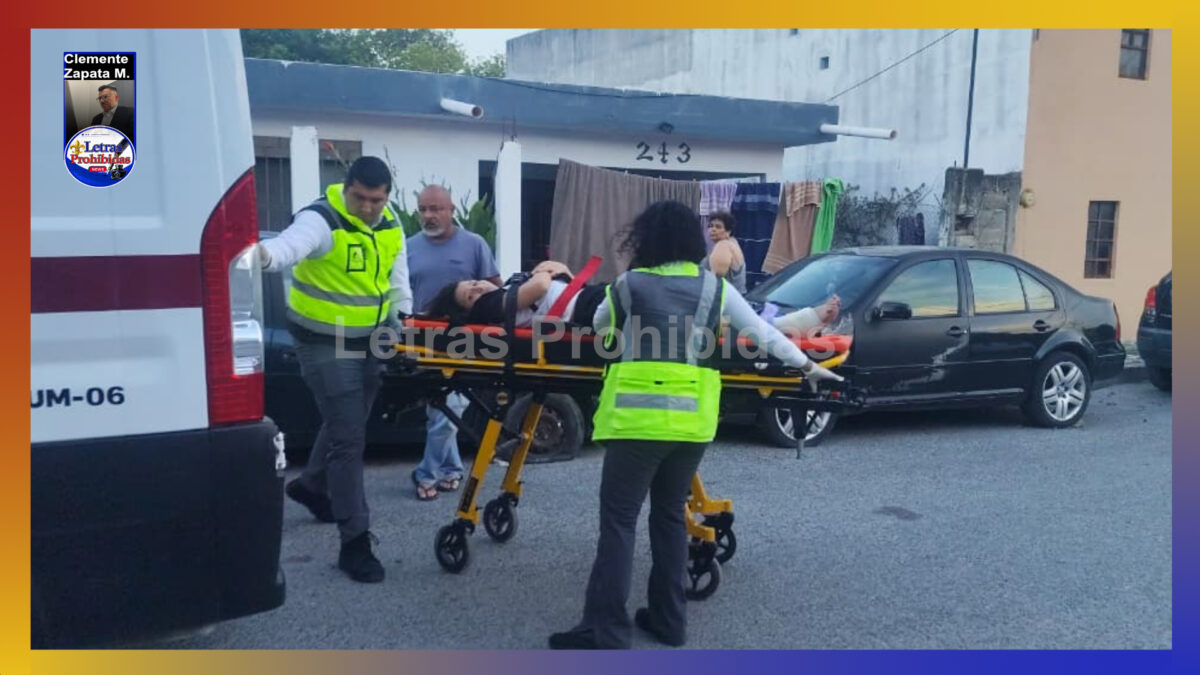 Menor resulta lesionada tras colapso de barda en la colonia Revolución Verde