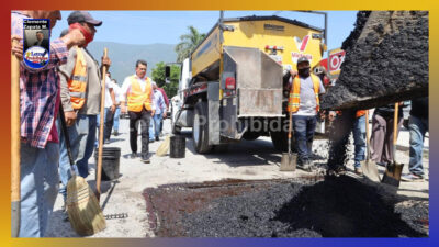 Refuerza Gobierno de Victoria programa de bacheo durante vacaciones