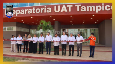 Reconoce Américo Villarreal calidad y pertinencia de nueva Prepa UAT Tampico