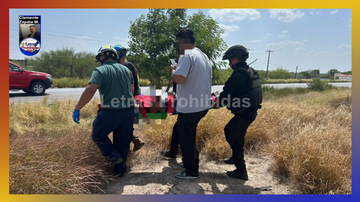 Se lesionan 2 en accidente carretero