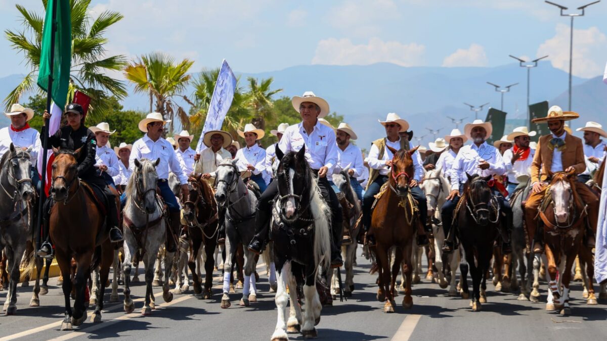 Tamaulipas cabalga unido por la soberanía y la transformación de México
