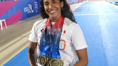 Celia Pulido máxima medallista de los Juegos Centroamericanos y del Caribe.