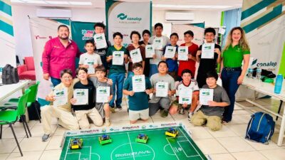 Despierta CONALEP vocaciones tecnológicas en jóvenes con RoboFut 2026