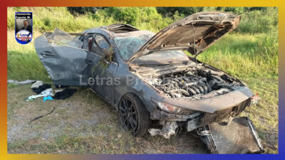 Muere en volcadura y otra persona queda herida de gravedad