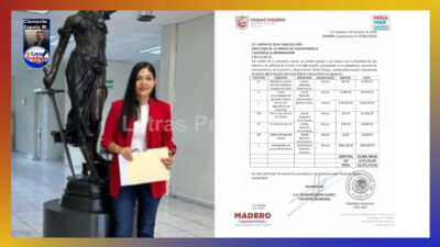 Revela Regidora lista de “proveedores consentidos” del alcalde de Ciudad Madero