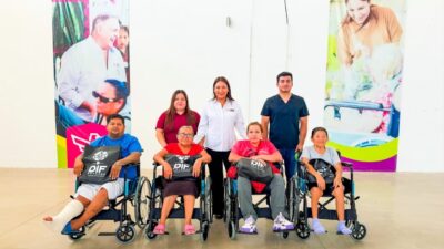 Entrega DIF-Reynosa sillas de ruedas mediante campaña permanente