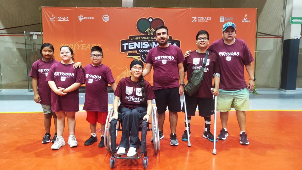 Excelente participación del equipo de Deporte Adaptado en Para Tenis de Mesa CONADE