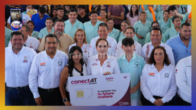 Lanza Carmen Lilia primer programa de conectividad para universitarios en Tamaulipas