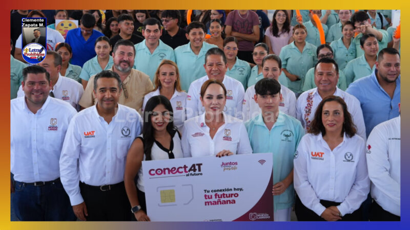Lanza Carmen Lilia primer programa de conectividad para universitarios en Tamaulipas