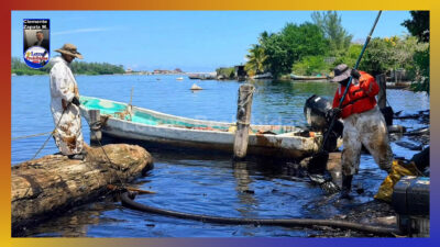 Mar oscuro en zona de descargas de refinería Madero pone a chambear a Pemex