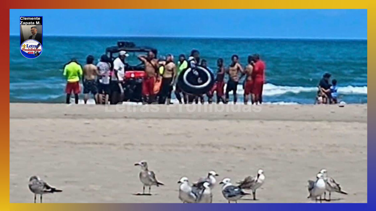 Por poco el mar les arranca la vida: Rescatan a 3 en playa Miramar