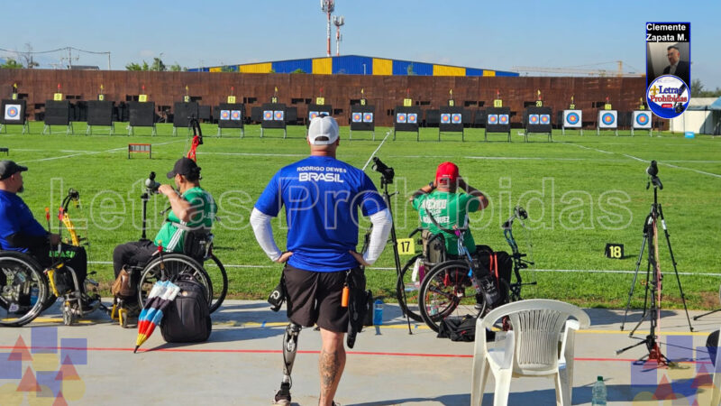Brillan tamaulipecos con oro y plata en Copa del Mundo de tiro con arco paralímpico