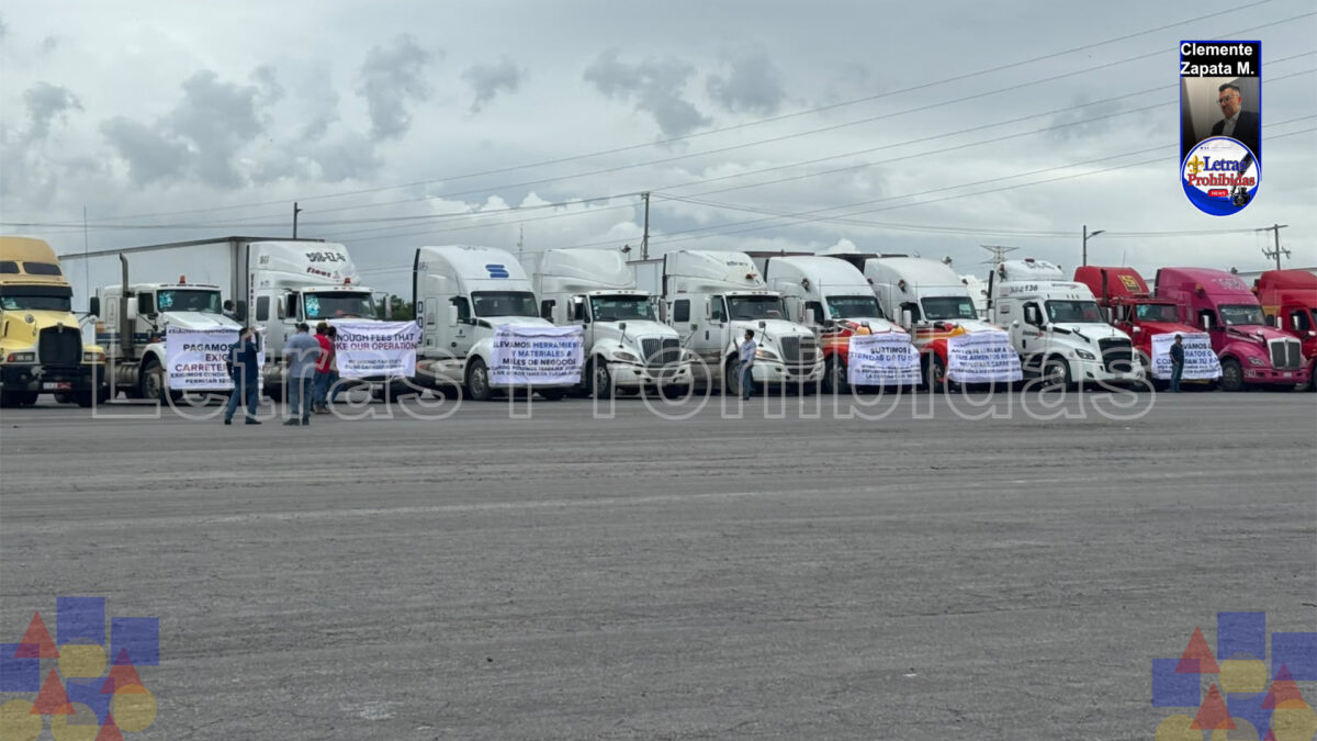 Exigen transportistas seguridad y cambios fiscales; pisan acelerador hacia paro nacional