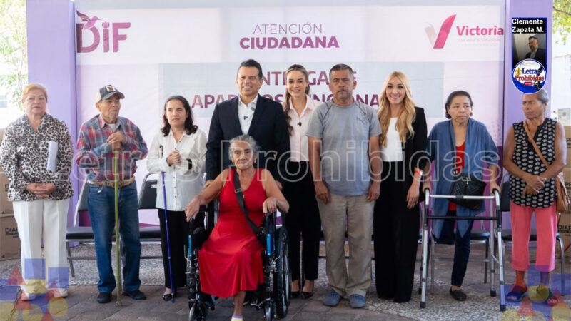 Entrega DIF Victoria aparatos funcionales a 150 personas con discapacidad