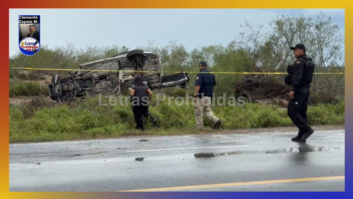 Muerte se lleva a Guardia Estatal luego de que volcara patrulla
