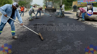 Rehabilita Gobierno de Peña Ortiz pavimento en la colonia Fundadores