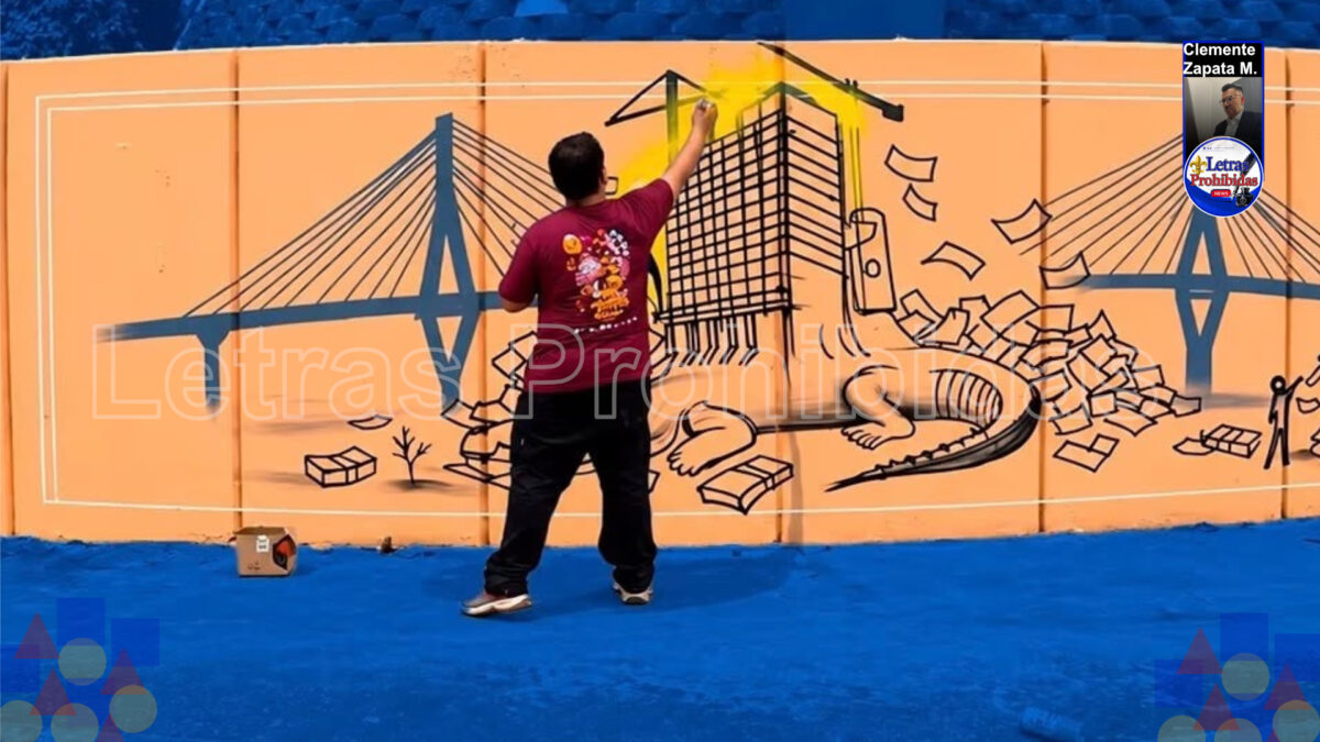 Acusan a Mónica Villarreal de censura tras borrar mural contra hotel en Laguna del Carpintero